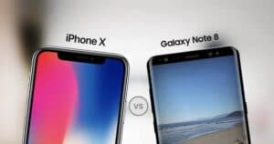 iPhone X vs Note 8