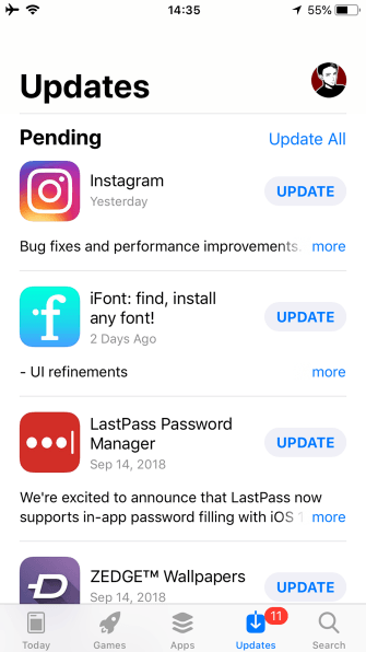 Ios Apps Update