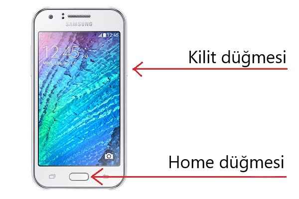 Samsung Galaxy J7de Ekran Görüntüsü
